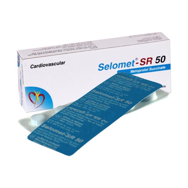 Selomet_SR_50_3 SELOMET SR (Metoprolol Succinate 50mg)